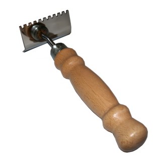 Škrabka na čistenie materských mriežok - nerez